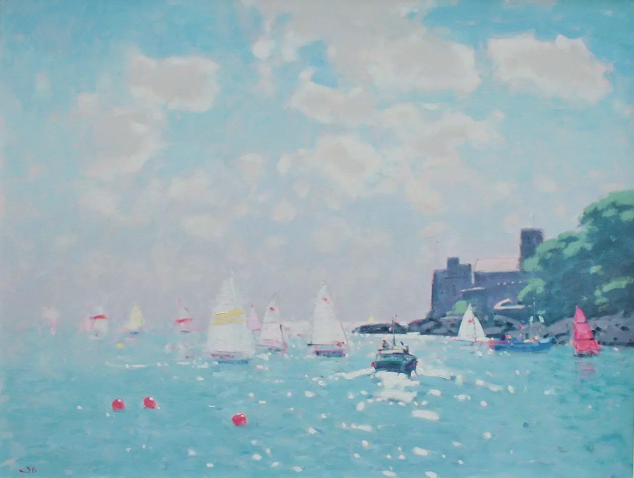 Stephen Brown - dartmouth castle, high summer 